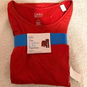 Croft & Barrow Vibrant Red Pajama Set